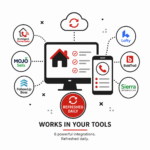 Integration with the best real estate CRMs and dialers