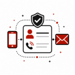 Mobile Phone and Email icon